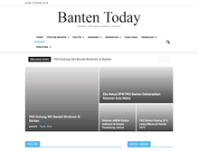 Tablet Screenshot of bantentoday.com